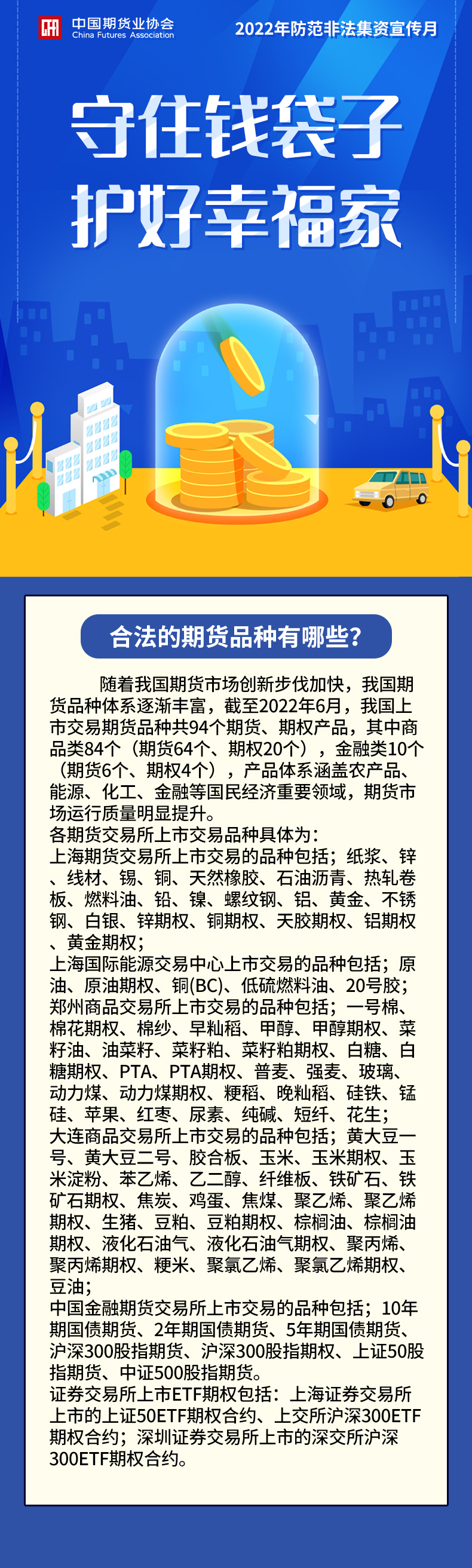 【2022年防范非法集資宣傳月】合法的期貨品種有哪些？